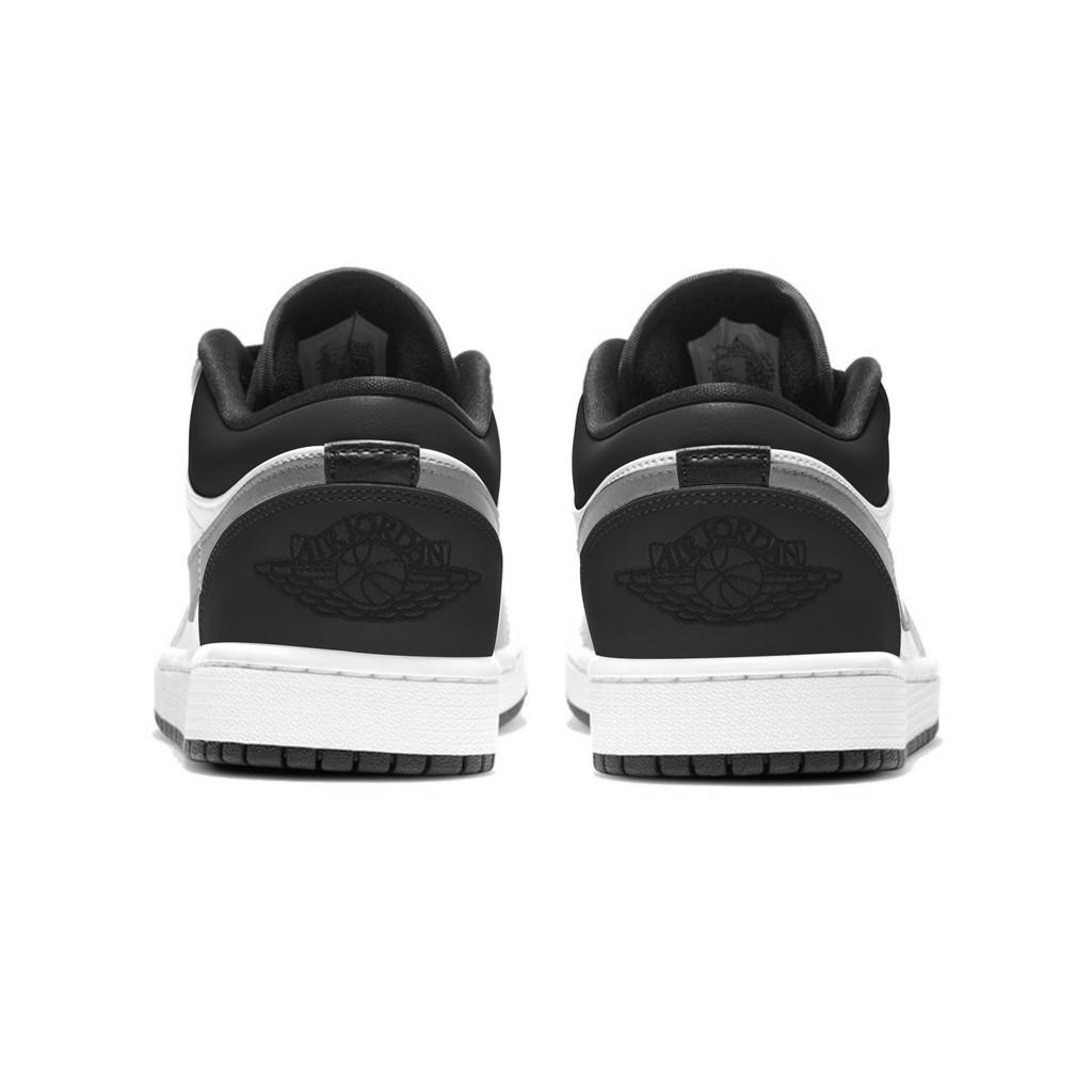 Jordan Air Jordan 1 Low Top Skateboard Shoes Unisex Black 553558-132(Team162-)