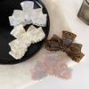 Hair Clip Retro Bow Acetate Hair Claw Geometric Korean Style Shark Clip  Streetwear
