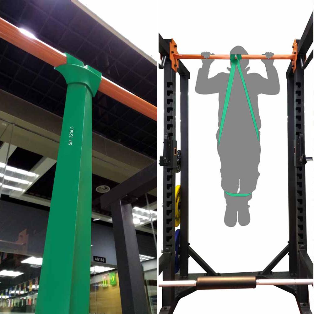 Aeike 5 pakker Pull Up Assist Bands Set Resistance Loop Bands Styrkeløft Trenings Stretch Bands