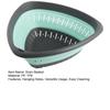 Foldable Basket Kitchen with Hanging Holes Drain Strainer