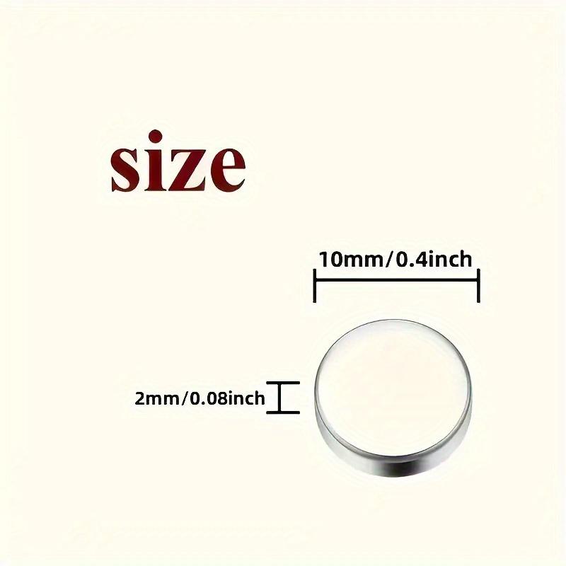 

10pcs 10mm Round Craft Magnets - 2mm Thin Magnets for Jewelry Making, Resin Molds & DIY Projects