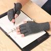 Breathable Cotton Half-Finger Training Gloves for Indoor Sports