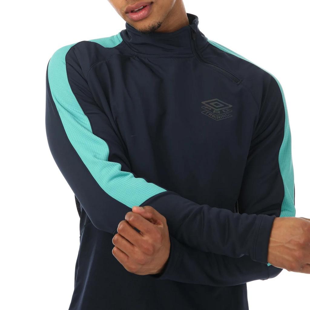 Umbro Mens Pro Training Hybrid Drill Top