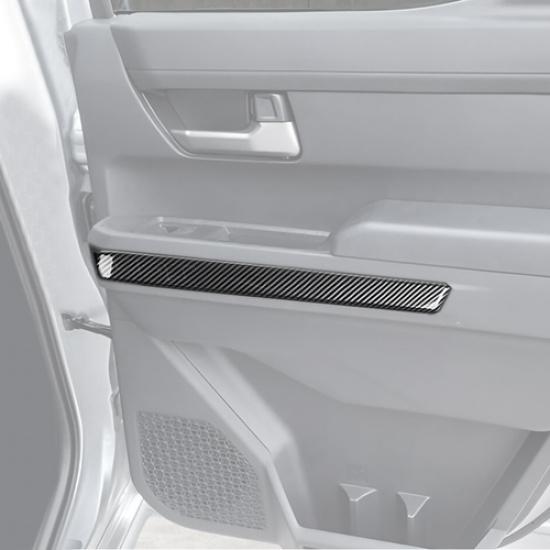 For Toyota Tacoma 2024-2025 Carbon Fiber Door Armrest Decor  Strip Cover Trim 4P