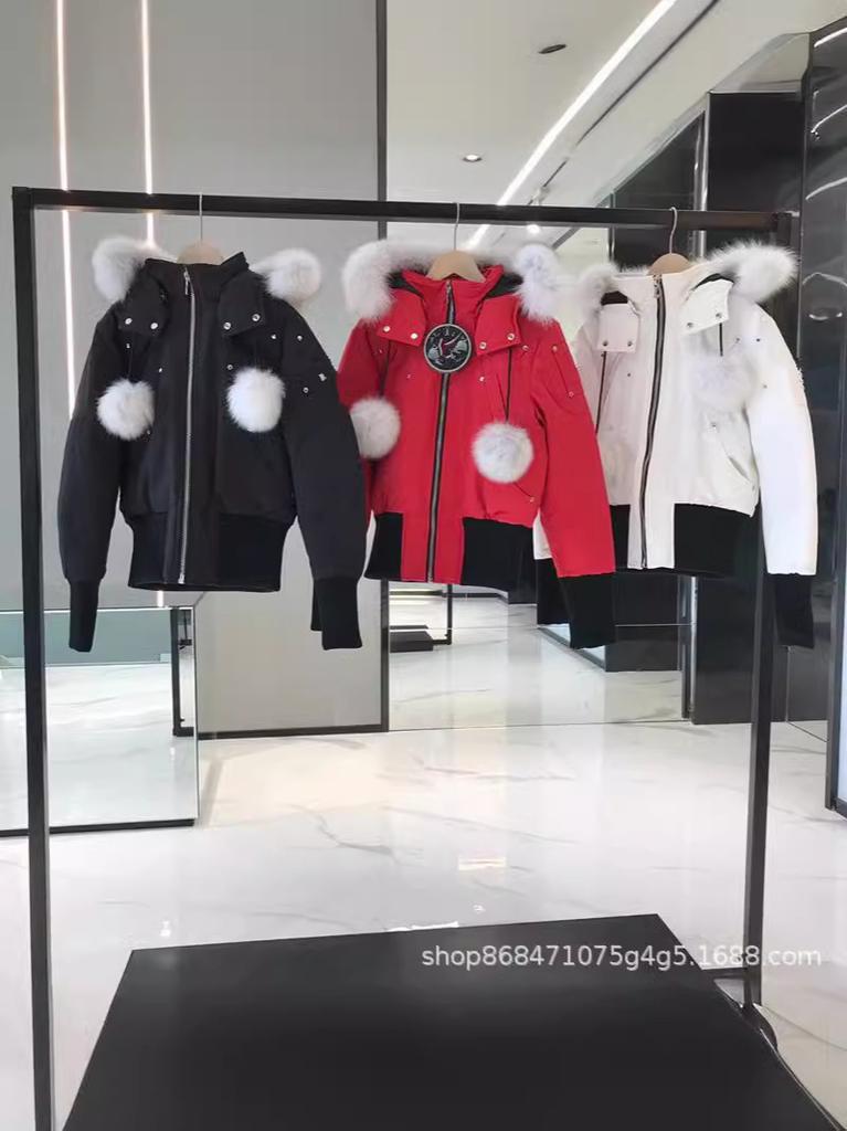 Giacca piumino d'oca versione alta giacca Q bomber da uomo e donna canadese