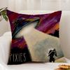 Band P-Pixies Cushion Cover Premium Comfort Reversible Pillow Cover - Dual - Use Design for Home & Car