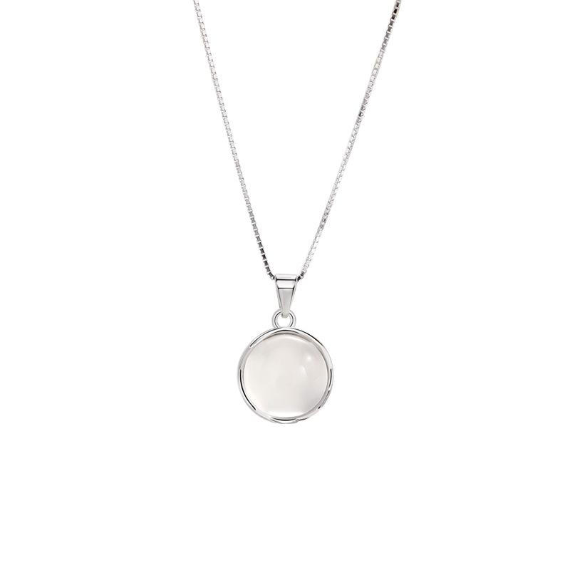 Kreis Kleeblatt Halskette Damen Nische exquisit Mode ins Stil High-End Halskette Damen