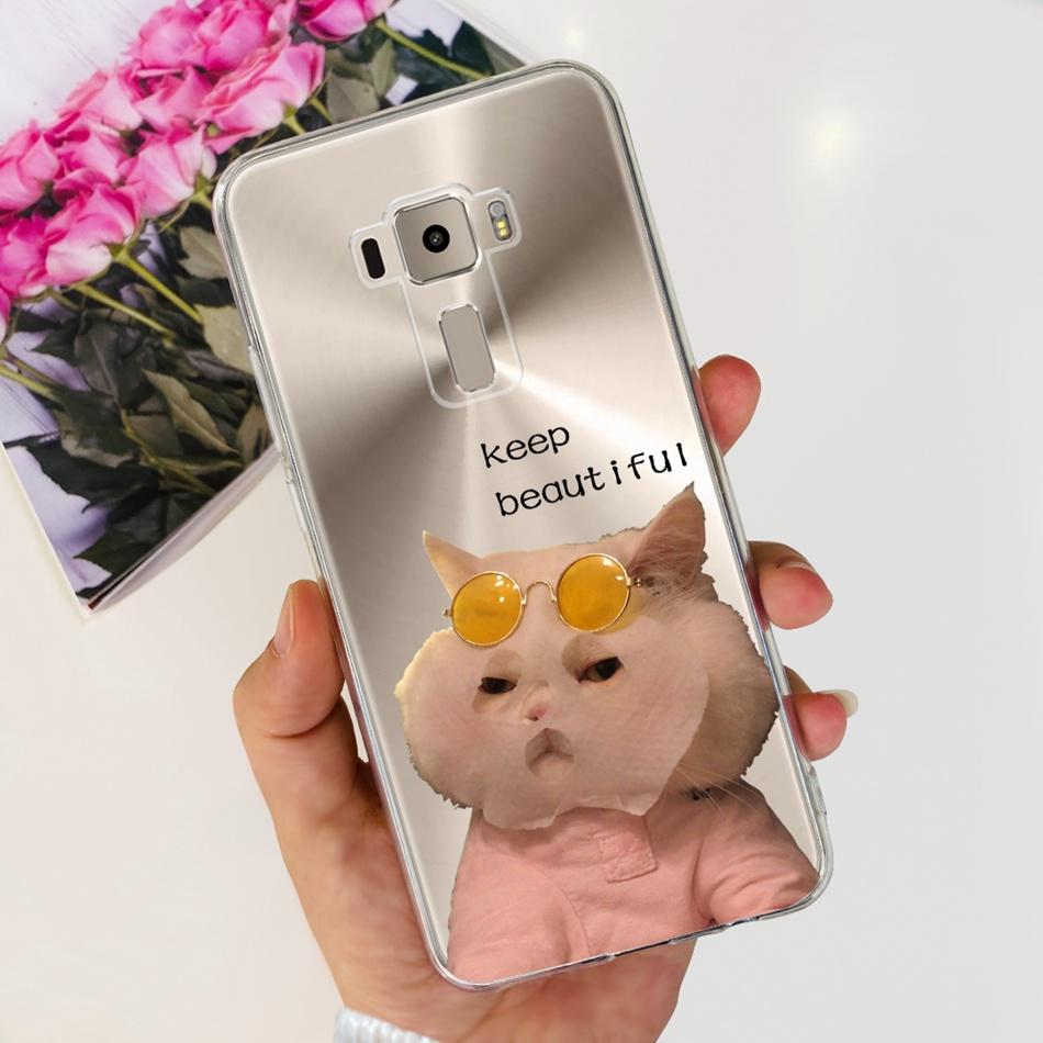 For Asus Zenfone 3 ZE520KL ZA520KL Cute Panda Cartoon Phone Case For Asus Z017D Z017DA Z017DB Z017DC 5.2" Soft Silicone TPU Case