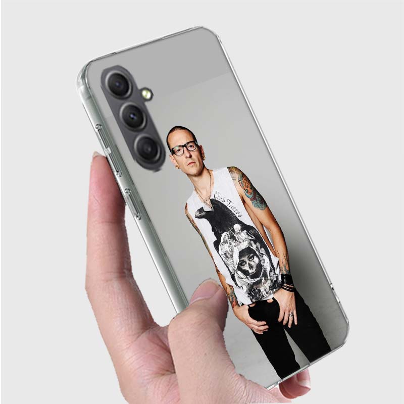 Singer C-Chester Bennington Phone Case for Samsung A16 A26 A36 A56 A17 A37 A57 A07 A06 A02S A03 A04S A05S Galaxy Note 20 10 A50S