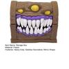 Horror Mimic Dice Storage Box Heavy Duty Plastic Mini Jewelry Box Miniature Necklace Earrings Organizer Chest Ornaments