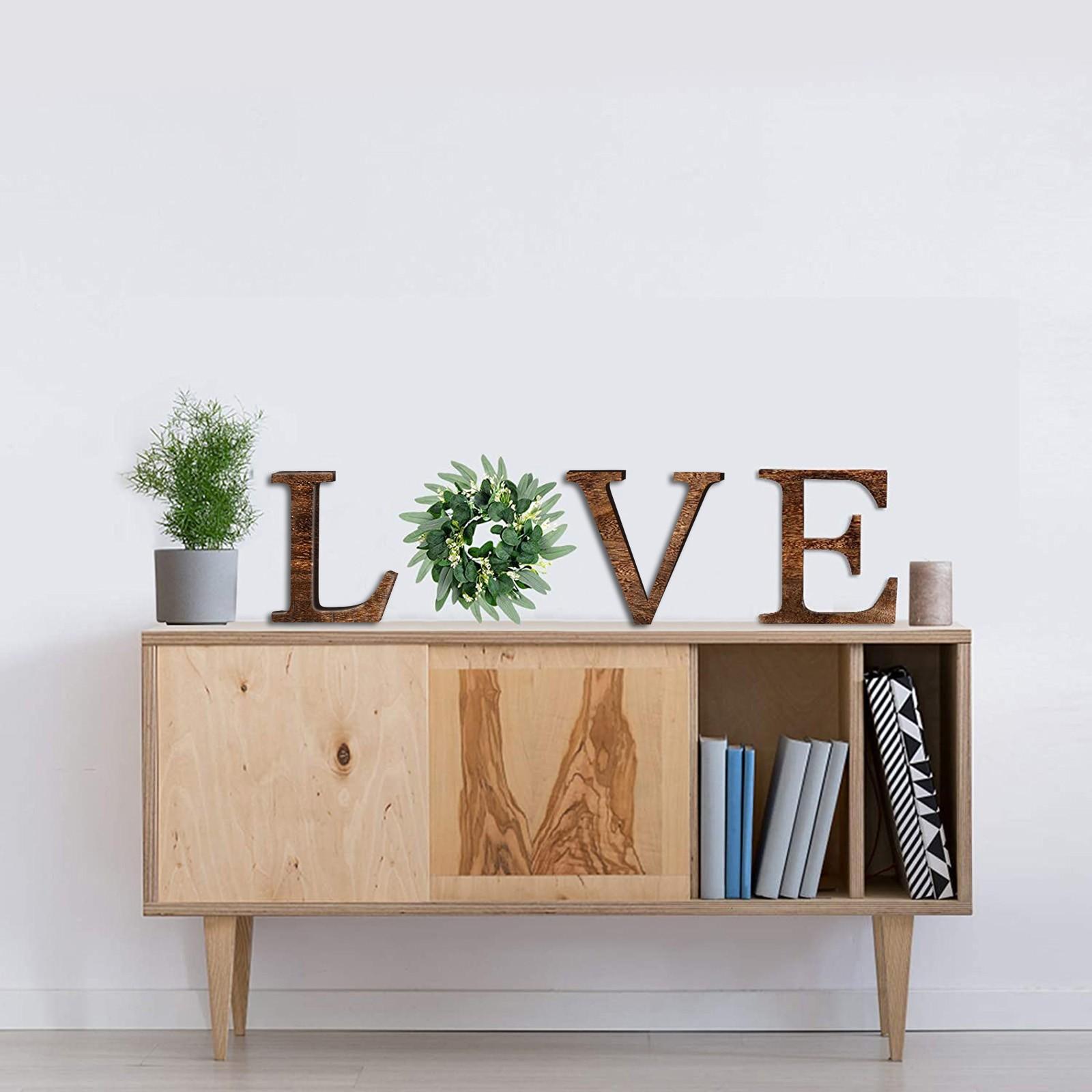 

Деревянные буквы для декора стен Современный декор для домашнего декора Для гостиной Прихожая