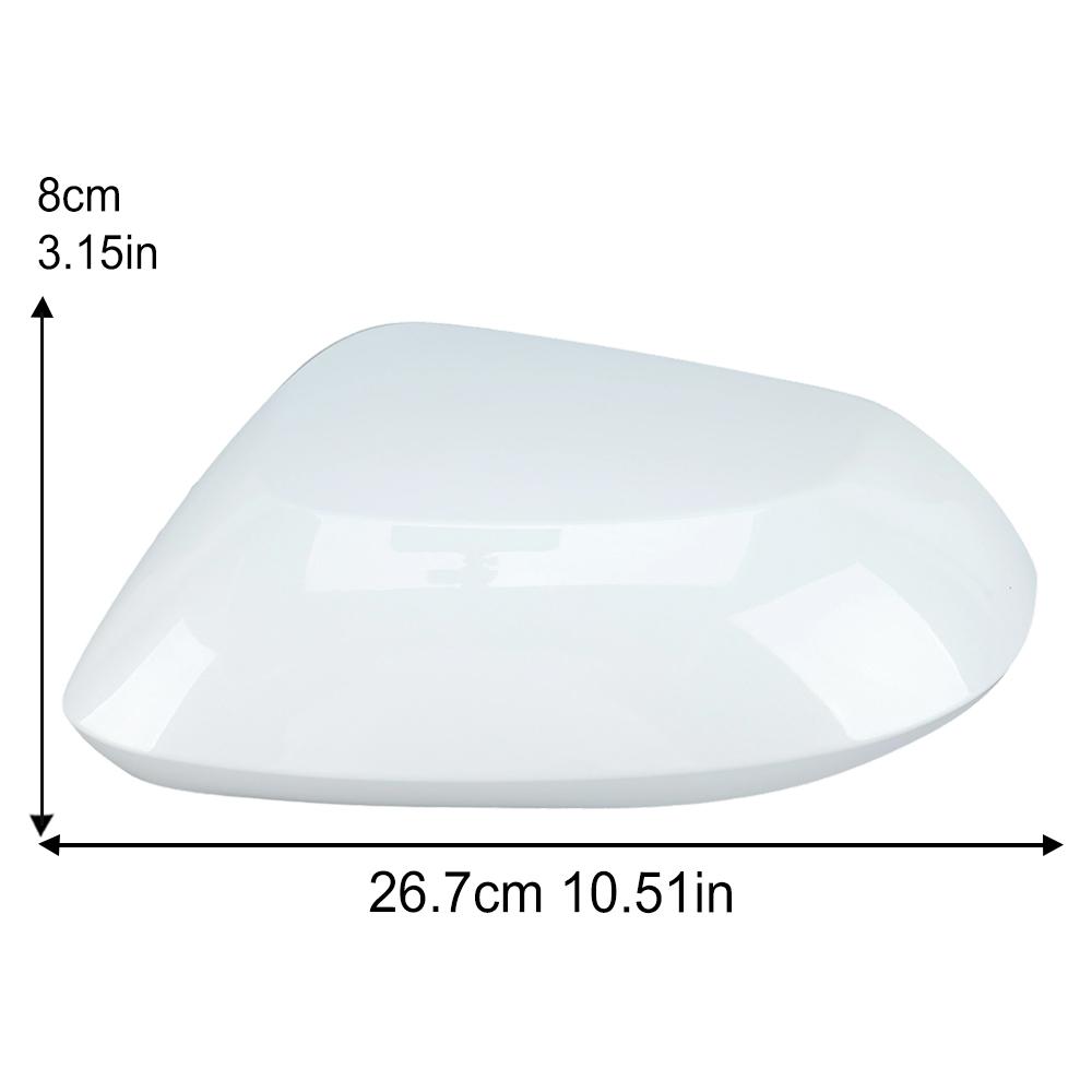 Rearview Mirror Cover Cap For Toyota Yaris     2024 White Door Side Mirror Housing Cover Cap Car Accessories
