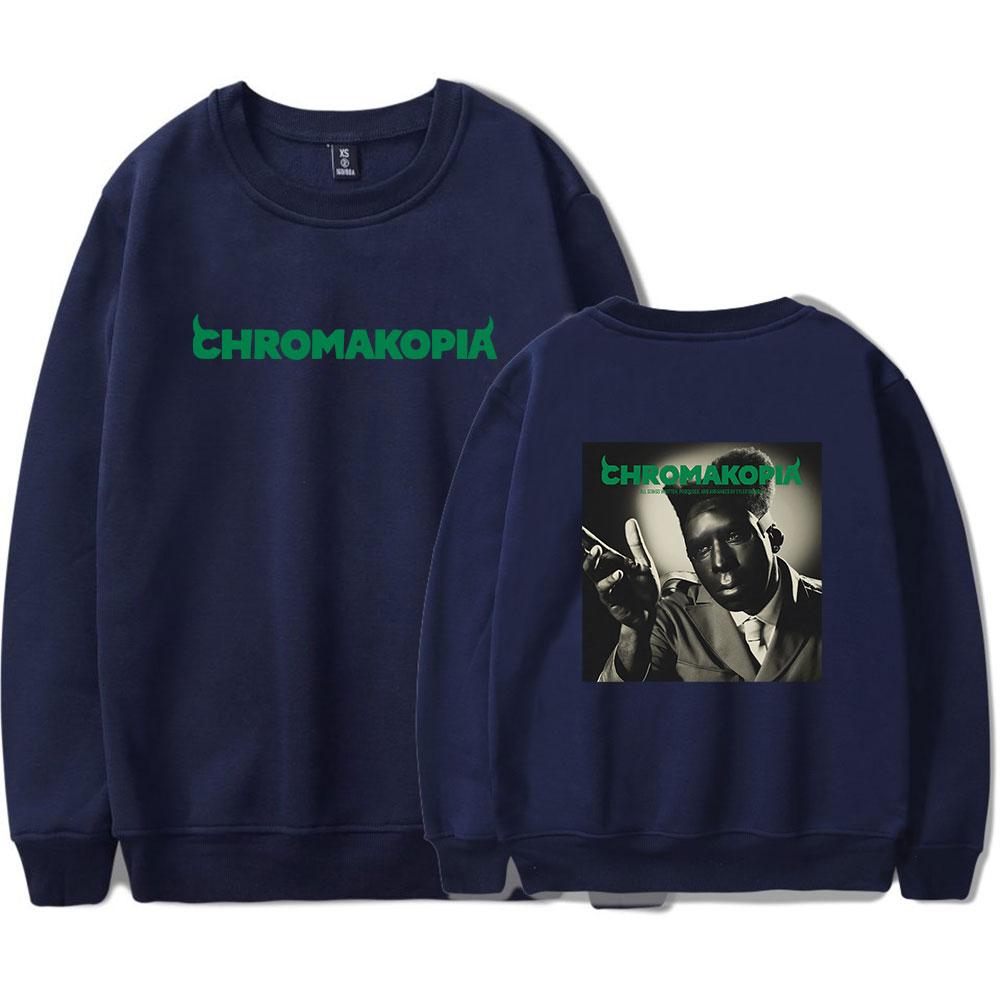 Chromakopia Oversized Hoodie Women Men O-neck Long Sleeve Crewneck Sweatshirt Casual Tracksuit Clothes