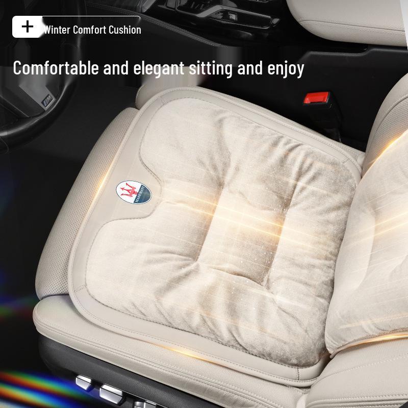 Zimowa flanelowa poduszka na siedzenie Maserati Ghibli/Levante