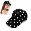 New Soft-Top Polka Dot Baseball Cap Wide Brim Adjustable Casual Hat Versatile Sun Protection Sun Hat For Women Men