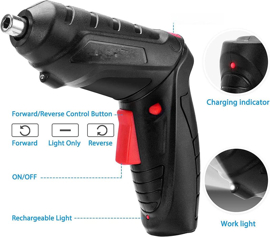 Sada přesného elektrického šroubováku Nanrui Mini s vysokým točivým momentem