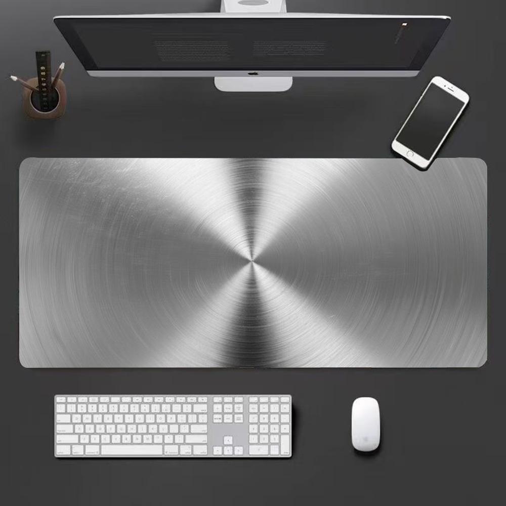 Metal Mouse Pad large keyboard mouse desk pad nonslip rubber gaming mouse pad laptop mouse carpet