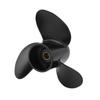 Marine Outboard Propeller 3 Blades 7.8x8in 12 Tooth RH Rotation Replacement for TOHATSU 4‑6HP MFS4 4 Stroke Engine