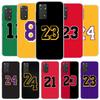 Basketball 23 24 8 Number Cover Phone Case For Xiaomi Redmi Note 15 14 13 12 11 10 Pro Plus 14S 12S 11S 11T 11E 10S Soft Fundas
