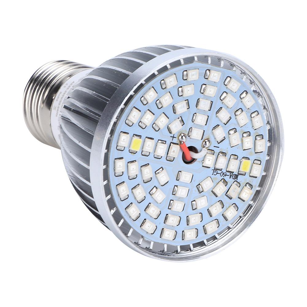60W LED Grow Lamp Full Spectrum Light Full Spectrum with 40 Red 14 Blue 2 Ir 2 Warm White for Growing Flower Vegetables In Hydroponic Greenhouse
