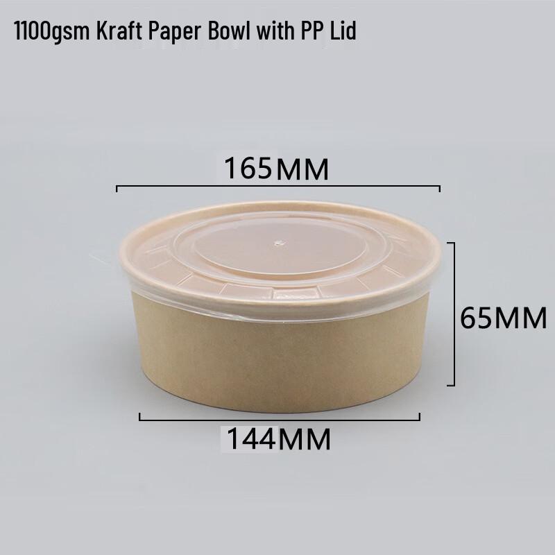 Disposable Kraft Paper Takeaway Food Container