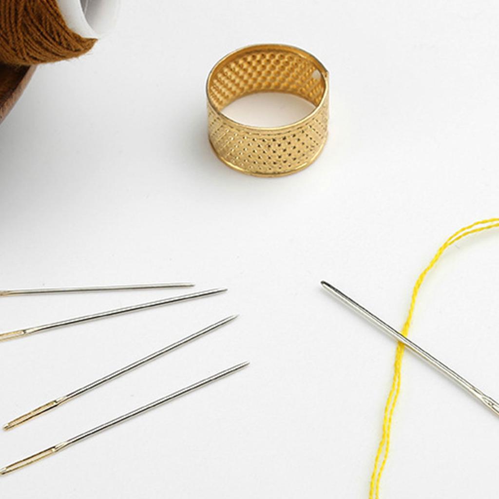 Big Eyes Sewing Needle DIY Hand Sewing Needle Learning Needle Yarn Needle Kits Darning Needle Metal Sewing Needle Sets