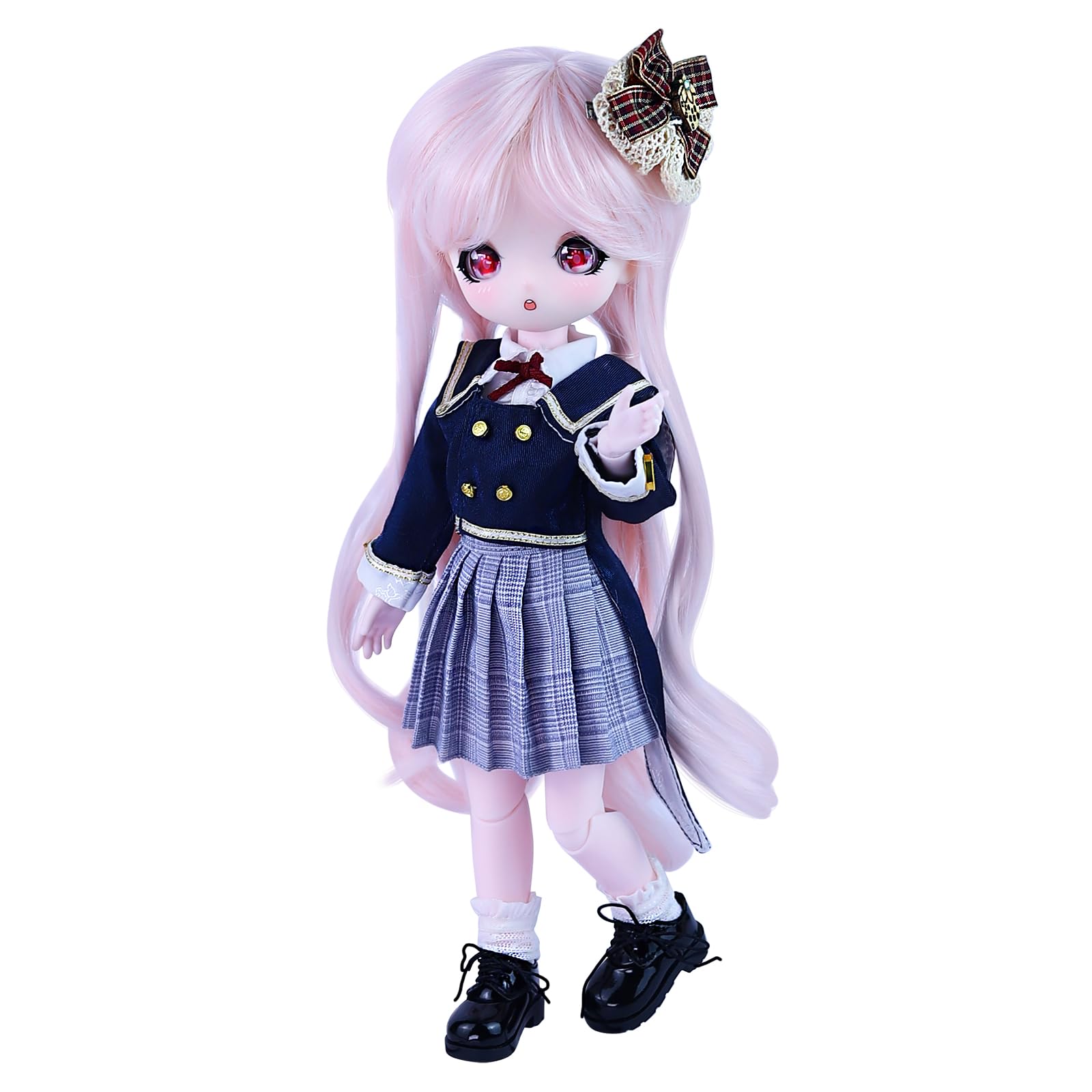 

ICY Fortune Days BJD Doll Anime Style Doll Set with 28 Mechanical Perfect for DIY and Girl Doll 1/6 - Joints, Gifts, Decoration, Exercise,
