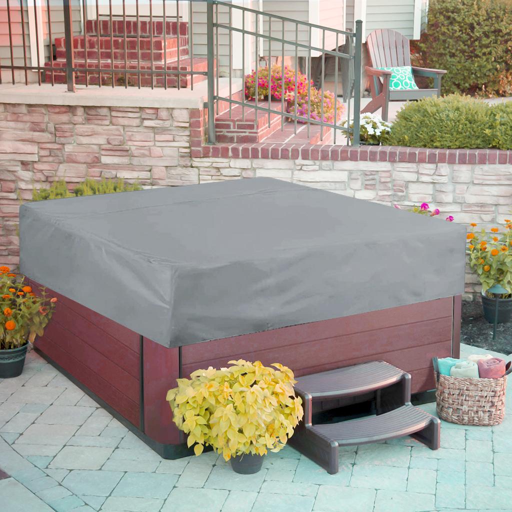 Outdoor Spa Cover Cap 220x220cm for Lasting Protection Against Elements