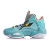 New LiNing Power 6 V2 Cushioned Slip Resistant Mid Top Basketball Shoes Men's Blue ABAQ005-2