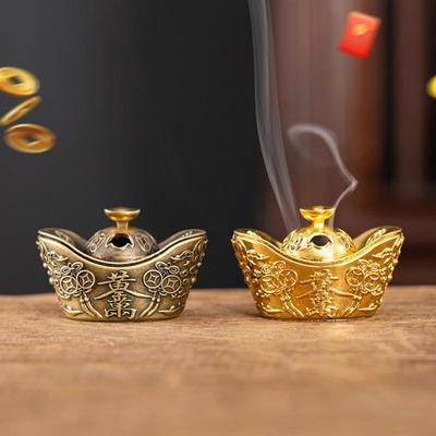 Buddhist Utensils Incense Burner Incense Censer Alloy Sandalwood House Furnishings Home Office Decoration