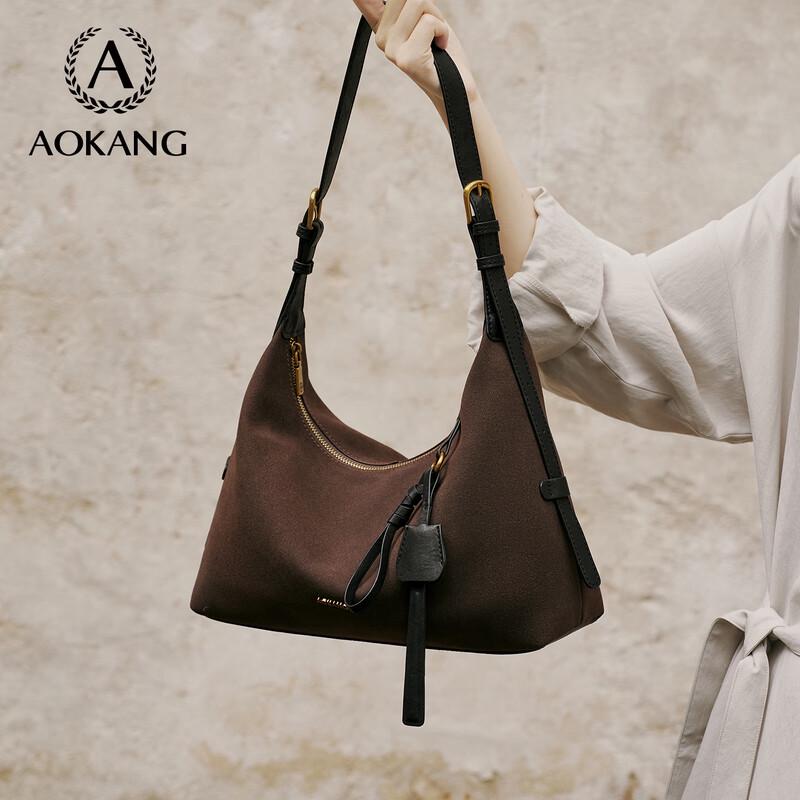 

Aokang Women s Crescent Hobo Shoulder Bag