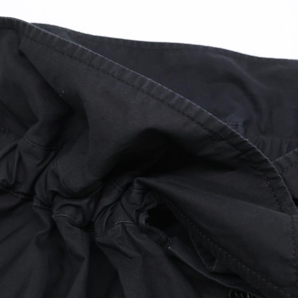 MM6 S32DL0261 20AW Black Shirred Color Blouse Tops S blackUsed