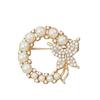 Wave Sunflower Diamond Brooch: Cute, High-End, Versatile Decorative Jewelry Pin