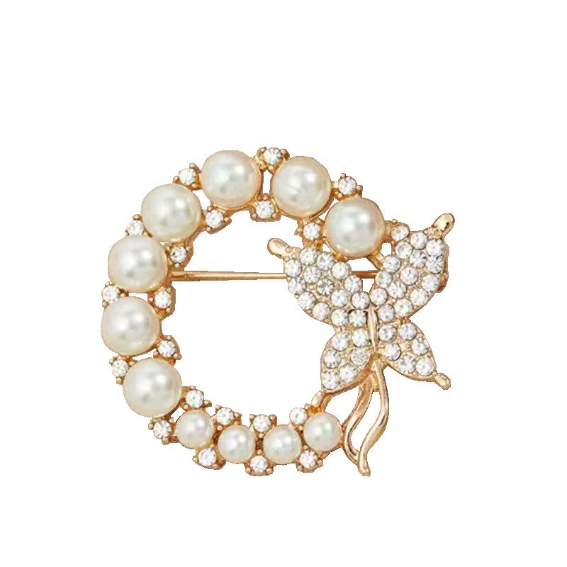 Wave Sunflower Diamond Brooch: Cute, High-End, Versatile Decorative Jewelry Pin