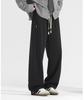 Men's Korean Relaxed Wide-Leg Velvet Sweatpants for Autumn and Winter