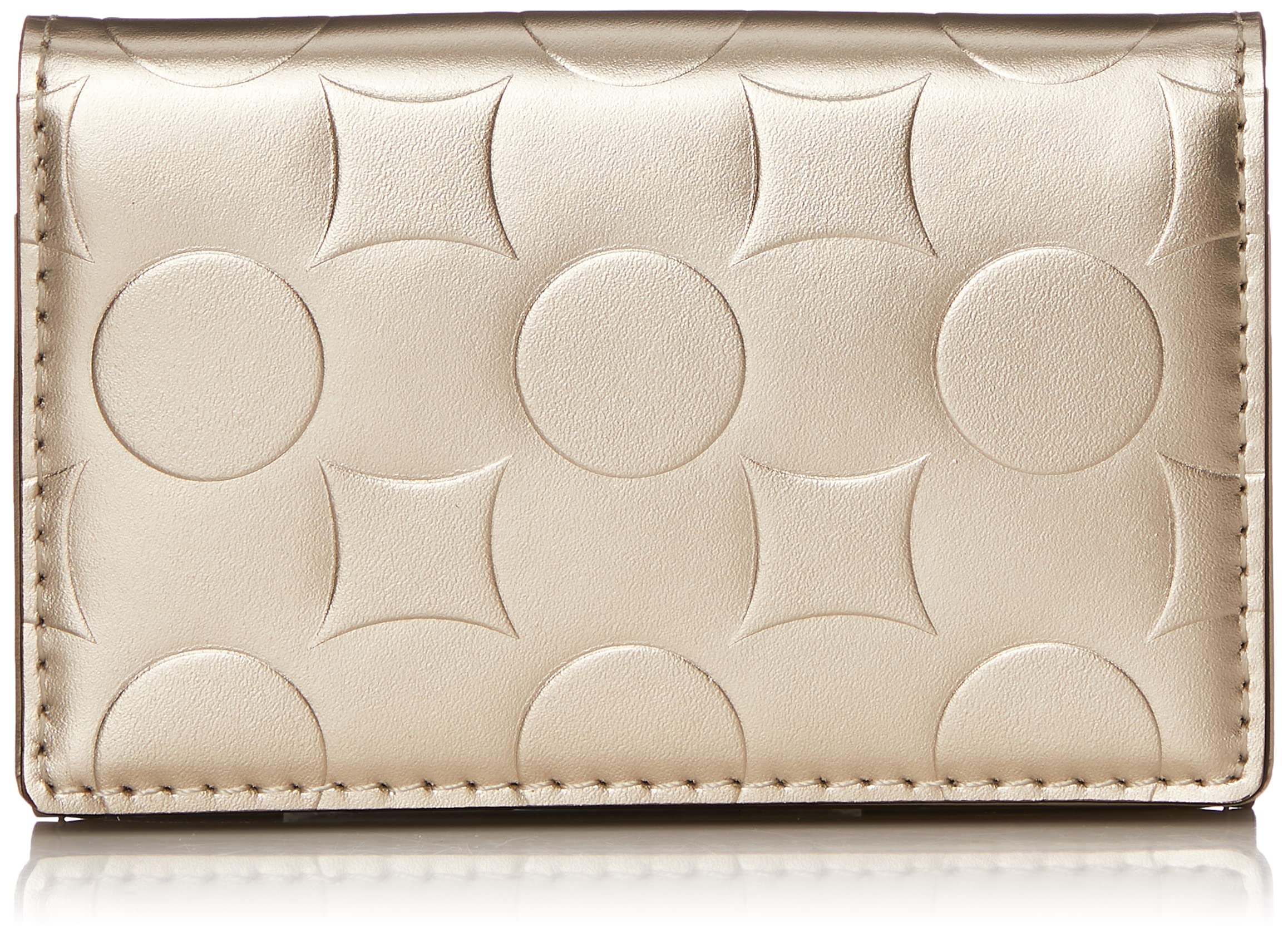 

Cuo с кейсом Kira Card case Nanban кожаный тисненый чехол для карт NCX031288 Gold [La Karacho] cloisonné (К)