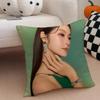Thai Fashion NNamtan Tipnaree WWeerawatnodom Cushion Cover Throw Pillow Cover Hidden Button Durable Polyester Chair Cushion