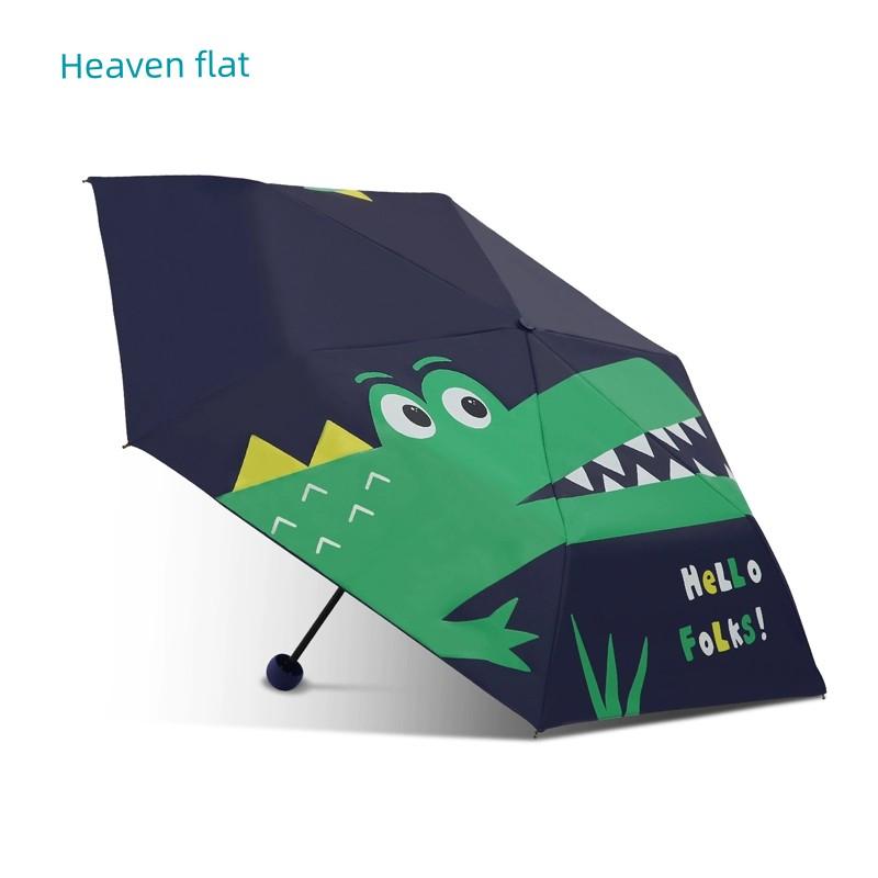 Paradise Umbrella 70% off Sun Protection Parasol Six-Rib Ultra-Light Cute Umbrella for Sun and Rain Dual Use Umbrella for Men and Women Students