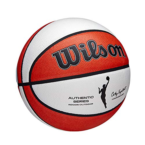 Wilson WNBA AUTHENTIC Basketball WTB5100XB06, Outdoor Size 6/23.2cm Diameter, Orange