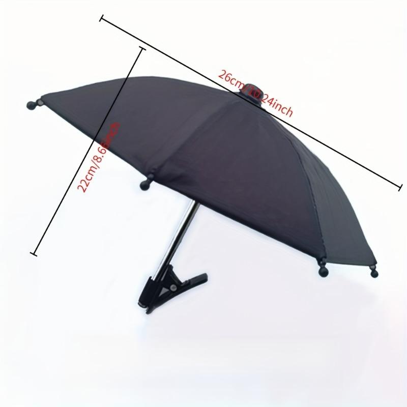 Outdoor Phone Holder Sunshade with Small Clip, Suitable for Beach, Photography and Video Recording Car Phone Mount UV Protection