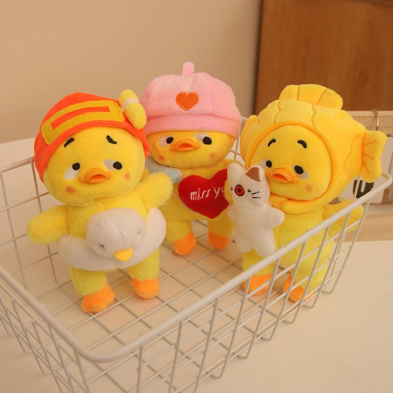 Visually appealing Super Cute Explosions Duck Pendant Plush Toy Gift Doll