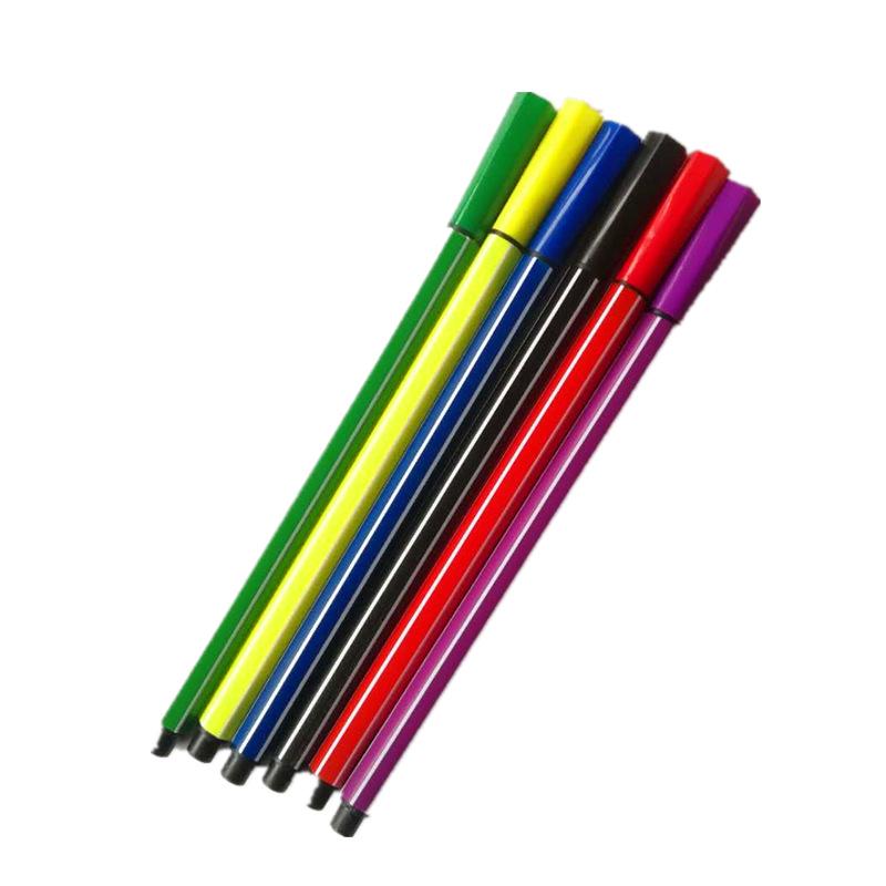 12-Color Washable Watercolor Pens Set for Creative Kindergarten & Primary School Drawing
