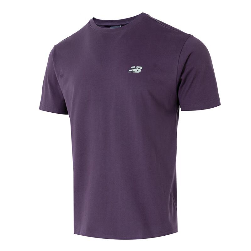 New Balance T Shirt Unisex Purple AMT52342-ILL S