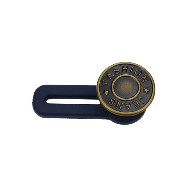 New 1/5PCS Magic Metal Button Extender for Pants Jeans Free Sewing Adjustable Retractable Waist Extenders Button Waistband Expan