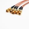 50-1.5 Silver-Plated RG316 SMA-J to SMC-K Adapter Cable (SMA Male to SMC Female)