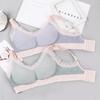Women's Maternity Seamless Lace Trim Nursing Bra - No-Ammonia, One-Piece, Postpartum Breastfeeding Support.