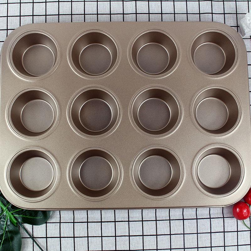 

Набор из 12 форм для выпечки с антипригарным покрытием: Формы для выпечки кексов, тертого сахара и безводных тортов своими руками