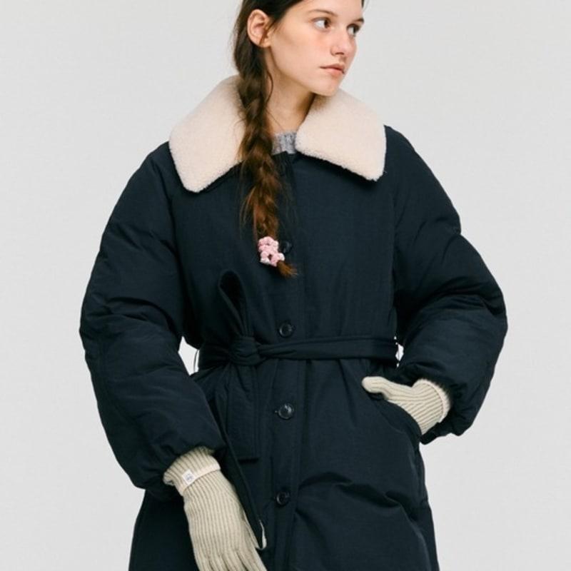 DEPOUND Line Knit Gloves - Smoke Green