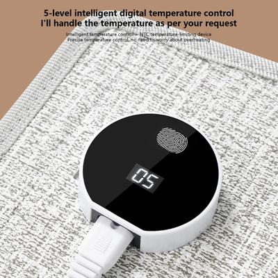 Calefacción Espacial Portátil para Oficina Hogar Plegable Silencioso Calentador de Pies de Suelo Panel Eléctrico Bajo Escritorio Calefacción Espacial 220V