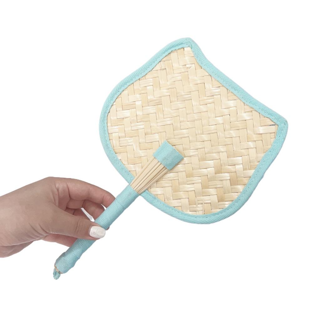 Ancient Hand-Woven Fan Chinese Style Hand Braided Fan Decorative Handheld Fans  Photo Prop